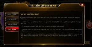 cách chơi Tài Xỉu livestream